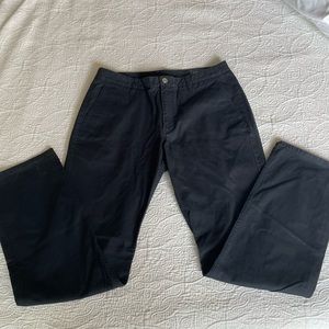 Men's Bonobos Slim Straight 34/32 Pants- Navy